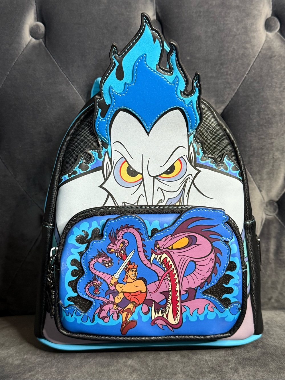Loungefly Hades Flame Graphic Mini Backpack - Men Bags - Picture 11 of 16